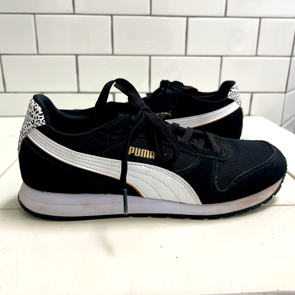 Puma Black and White Women's Sneakers
